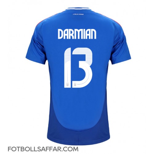 Italien Matteo Darmian #13 Hemmatröja EM 2024 Kortärmad